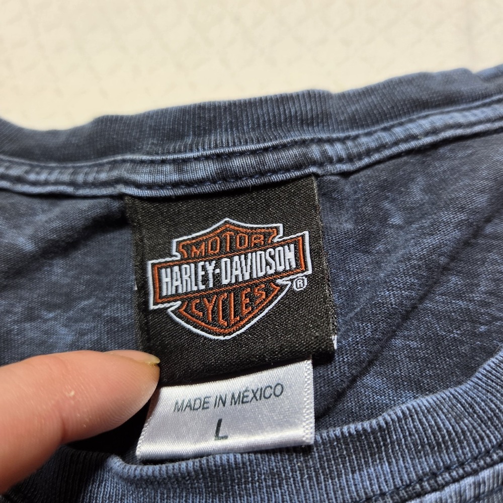 Harley-Davidson Dragon T-Shirt Tallassee TN Smoky Mountain Biker Tee Size Large - Picture 2 of 14